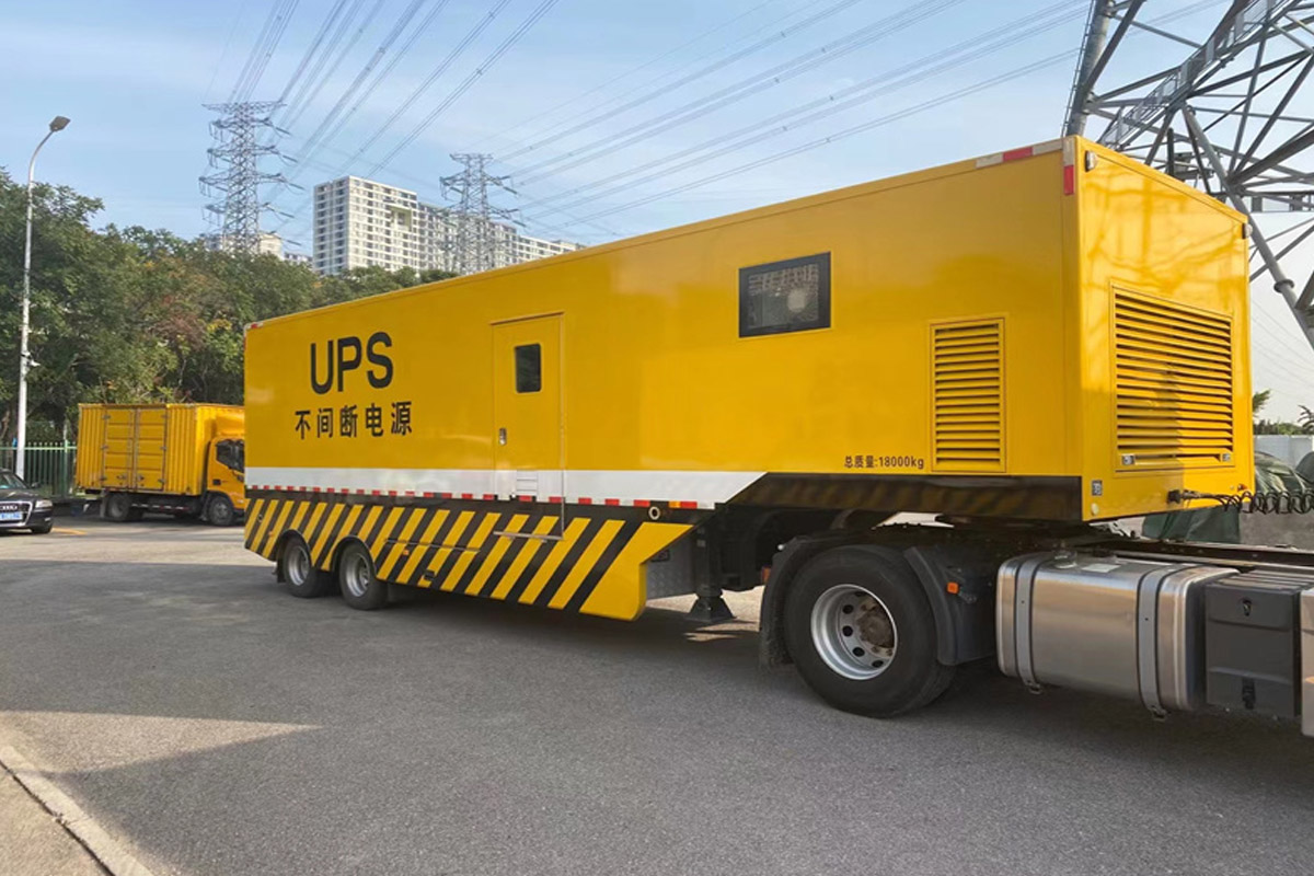 琼中发电机租赁施工现场