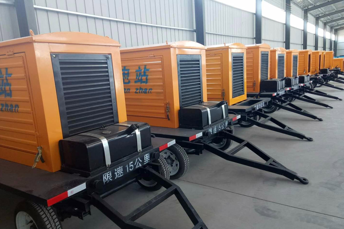 琼中发电机租赁施工现场